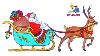 How To Draw Santa Claus Sleigh And Reindeer Santa Claus Drawing Drawing Santa Drawing For Kids