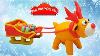 How To Make Santa S Sleigh And Reindeer With Play Doh Learn Colors With Play Doh
