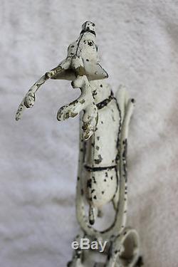 Hubley (1895- 1925) cast iron Santa in sleigh pulled by one reindeer