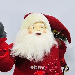 Huge Santa Claus Kirkland Signature 30 Woodland Reindeer Sweater Sled Toys