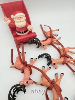 Island Of Misfit Toys Rudolph The Red Nose Reindeer Santa Sleigh Figurine Set