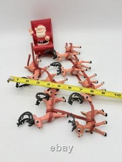 Island Of Misfit Toys Rudolph The Red Nose Reindeer Santa Sleigh Figurine Set