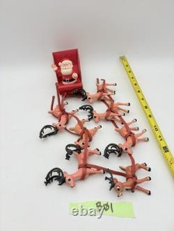 Island Of Misfit Toys Rudolph The Red Nose Reindeer Santa Sleigh Figurine Set