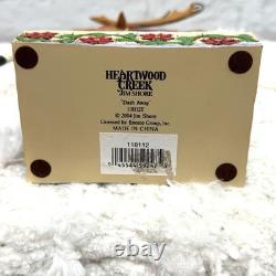 Jim Shore 2004 Santa Sleigh Delivering Joy & the 3 Dash Away Reindeer