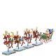 Jim Shore Dash Away All Santa And Reindeer Sleigh Christmas Figurine Set 4055048