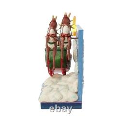 Jim Shore Heartwood Creek Deluxe Santa Sleigh W Reindeer Scene Fig 6017012