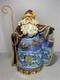 Jim Shore Heartwood Creek Fly Away Tiny Sleigh Reindeer Open Coat Santa 0000831