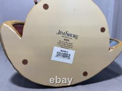 Jim Shore Heartwood Creek FLY AWAY TINY SLEIGH Reindeer Open Coat Santa 0000831
