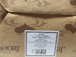 Jim Shore Heartwood Creek FLY AWAY TINY SLEIGH Reindeer Open Coat Santa 0000831