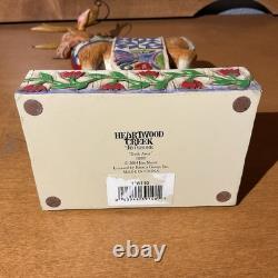 Jim Shore-Heartwood Creek-Santa Sleigh & 3 Reindeer-Delivering Joy & 3 Dash Away