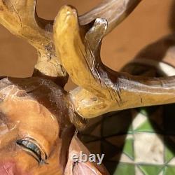 Jim Shore-Heartwood Creek-Santa Sleigh & 3 Reindeer-Delivering Joy & 3 Dash Away