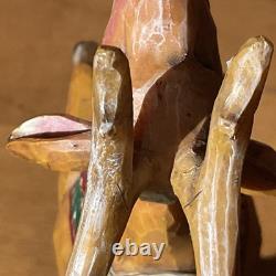 Jim Shore-Heartwood Creek-Santa Sleigh & 3 Reindeer-Delivering Joy & 3 Dash Away