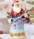 Jim Shore Large 11 Santa Sleigh Reindeer Midnight Christmas Sky New Boxed 5502