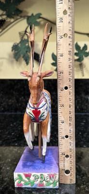 Jim Shore Santa Sleigh Delivering Joy & the 3 Dash Away Reindeer Original Boxes