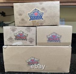 Jim Shore Santa Sleigh Delivering Joy & the 3 Dash Away Reindeer Original Boxes