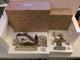 Jim Shore Santa Sleigh Delivering Joy & The One Dash Away Reindeer With Boxes