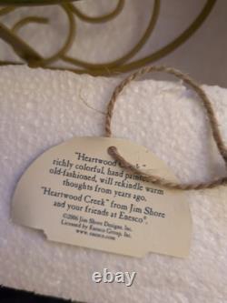 Jim Shore Santa Sleigh Delivering Joy & the One Dash Away Reindeer With Boxes