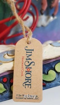 Jim Shore Santa Sleigh w Reindeer St. Nicholas Is On His Way LED Musical VGC