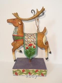 Jim Shore Santa's Sleigh 2006 Christmas Magic Flying Reindeer F400532 Rare