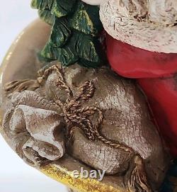 Joseph's Studio Stocking Holders Santa In Sleigh & Reindeer Set Of 2 No Box EC
