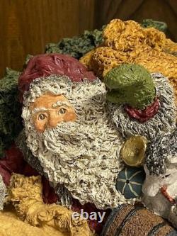June McKenna -Santa & His Magic Sleigh LE 1108/4000 Santa's Reindeer LE 365/1500