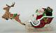 Katherine's Collection Santa Sleigh & Reindeer Tbltop 28-828335 New Christmas