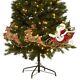 Katherine's Collection Santa Sleigh Reindeer Tree Decor Night Before Christmas