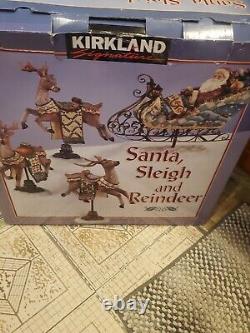 Kirkland Santa Sleigh And Reindeers