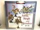 Kirkland Signature Santa Sleigh And Reindeer Christmas 9.5 Figurines- Set Of 4