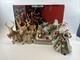 Kirkland Signature Santa And Sleigh With Reindeer Candle Holders With Box