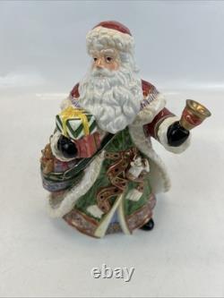 Kirkland Signature Santa and Sleigh with Reindeer Candle Holders With Box