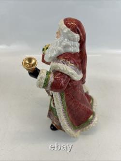 Kirkland Signature Santa and Sleigh with Reindeer Candle Holders With Box