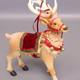 Kurt Adler Fabriché 10-inch Santa In Sleigh With Deer Tablepiece