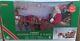 Large 36l Holiday Creation Animated Musical Reindeer & Santa On Sleigh With Box