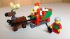 Lego Santa S Sleigh Polybag Christmas Scene 40059 Unbag Build Review