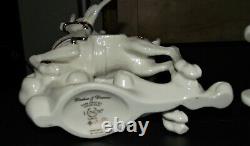 LENOX SANTA & SLEIGH & Dash Away All DASHER & DANCER REINDEER -NICE