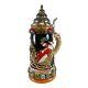 Le Santa Sleigh Christmas Reindeer German Beer Stein. 75l One Mug Made Germany