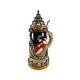 Le Santa Sleigh Christmas Reindeer German Beer Stein. 75l One Mug Made Germany