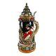 Le Santa Sleigh Christmas Reindeer German Beer Stein. 75l One Mug Made Germany
