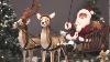 Large Animated Santa Sleigh Christmas Display