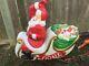 Large Santa With Sled Blowmold With 2 Reindeer Local Pickup Lawrence Ks