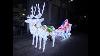 Led Lighted Reindeer Sleigh With Sitting Santa Claus