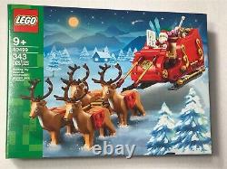 Lego 40499 Santa's Sleigh New In Box 343 Pieces Christmas Santa Reindeer