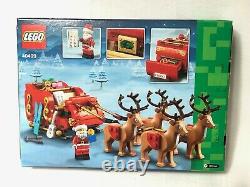 Lego 40499 Santa's Sleigh New In Box 343 Pieces Christmas Santa Reindeer