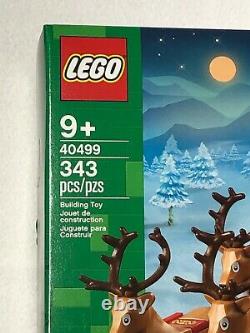 Lego 40499 Santa's Sleigh New In Box 343 Pieces Christmas Santa Reindeer