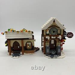 Lego Creator 10245 Christmas Santas Workshop Sleigh Elf Reindeer 99% Complete