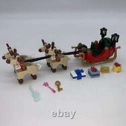 Lego Creator 10245 Christmas Santas Workshop Sleigh Elf Reindeer 99% Complete