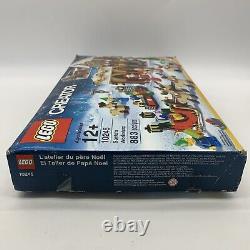 Lego Creator 10245 Christmas Santas Workshop Sleigh Elf Reindeer 99% Complete