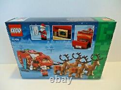 Lego Holiday Christmas Sets 10293 Santa's Visit AND 40499 Santa's Sleigh NEW