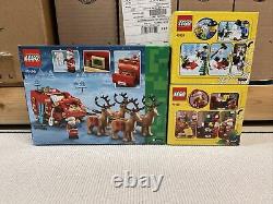 Lego Santas Sleigh Reindeers 40499 + Santa Visit 40125 + Winter Fun 40124 NEW